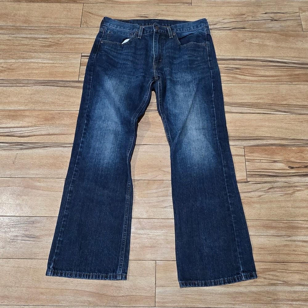 Levi Strauss Co 527 Mens Jeans Dark Wash Bootcut W34‎ L30